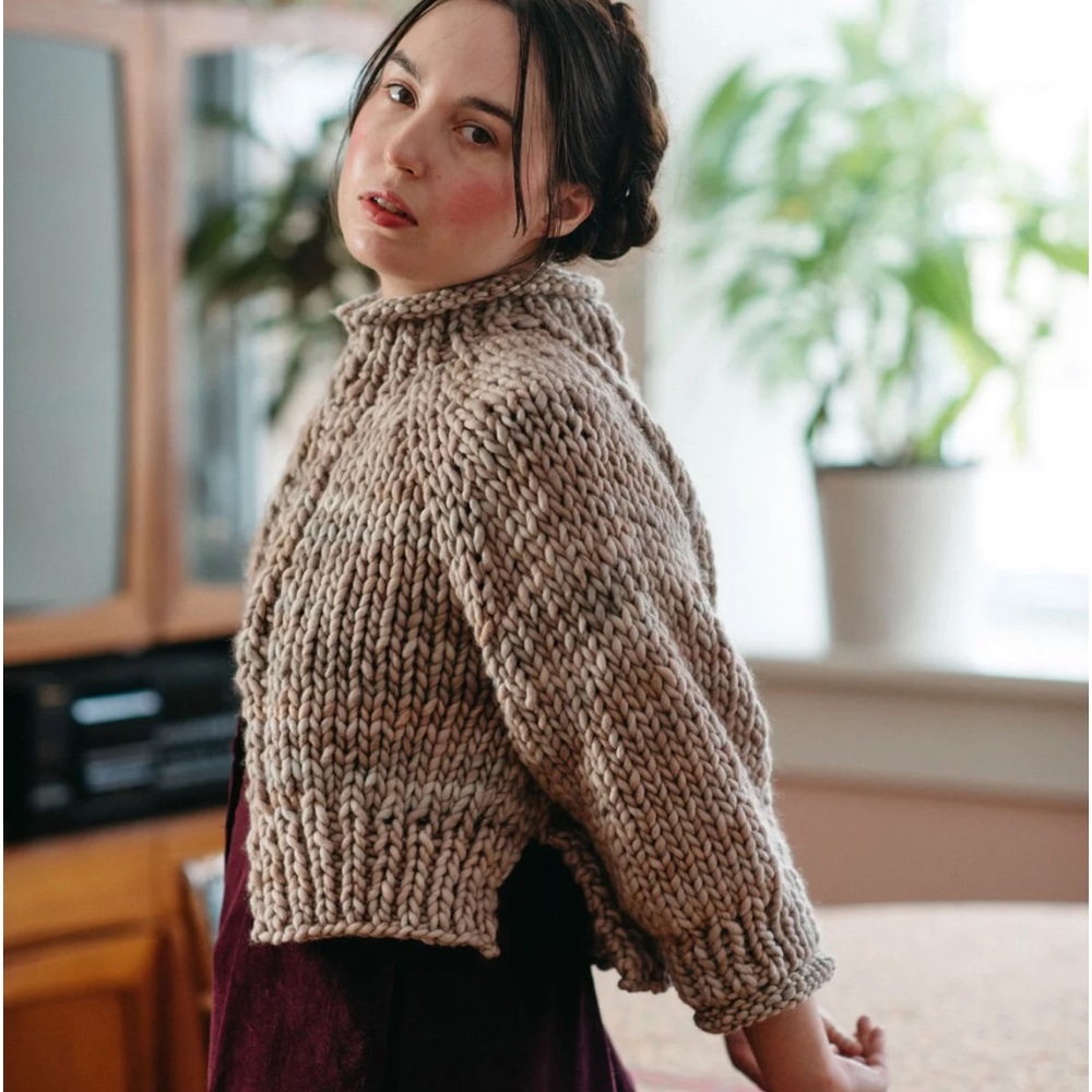 Hand knit cardigan